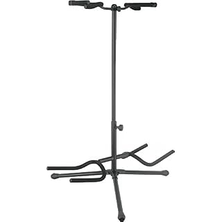 RockStand RS20843B Autoflip Guitar Stand – for 2 Instruments - Les Beatles, Paul McCartney, John Lennon, RIngo Starr, George Harrison