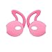 [Fit for Sport] Earpods Cover VOJO RABBIT [Pink & Clear] (2 Pairs), Anti-Slip Silicone Sleeve for iPhone 6 6s Plus 5 SE 5S 5C, Ear Hook Earbuds Headphone Earphone Grip, Sweat & Water Proof Cool Gadget