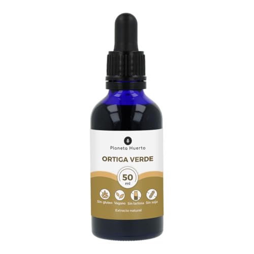 PLANETA HUERTO | Extracto de Ortiga Verde 50 ml - Suplemento Nutritivo para la Salud del Cabello y la Piel