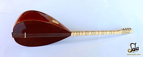 ASK-206G Instrument de musique turc de qualité à col court Mulberry Baglama Saz Cover