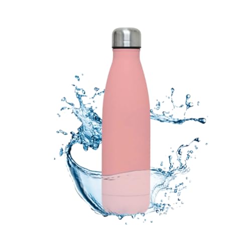 Garrafa De Água Portatil Inox Térmica Squeeze Com Camada Dupla Pa...