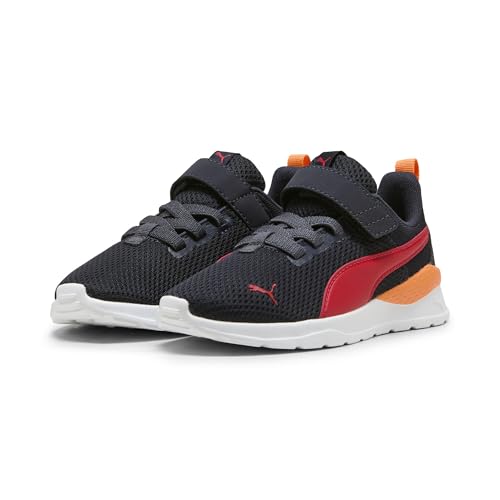 PUMA Kinder Anzarun Lite Kids Sneaker 30 New Navy for All Time Red Orange...