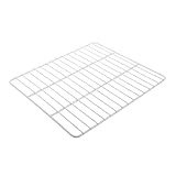 BUGUUYO Heavy Duty Kühlschrank Drahtgitter Regaltrenner Robuster Eisfach Organizer Flexibel Weißer Metall Drahtgitter Trenner für Gewerbliche und Private Gefrierfächer