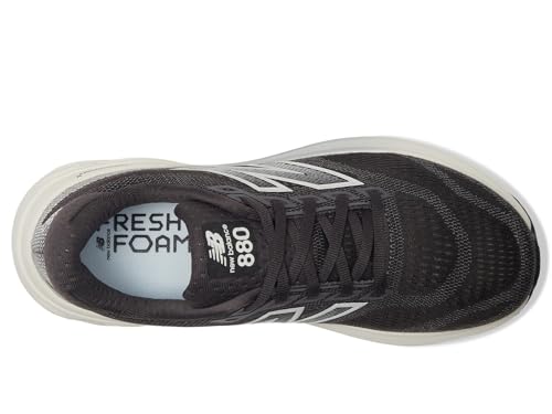 New Balance Women's Fresh Foam X 880 V15 Running Shoe, Black Cement/Sea Salt/Silver Metallic, 8.52
