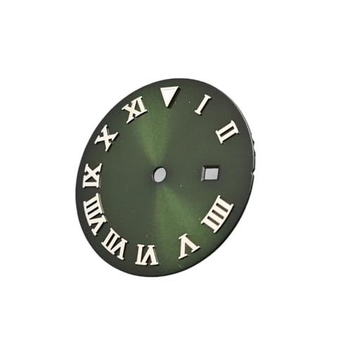 Cadran NH05 luminescent BGW9 vert armée 24.5mm pour montre personnalisée