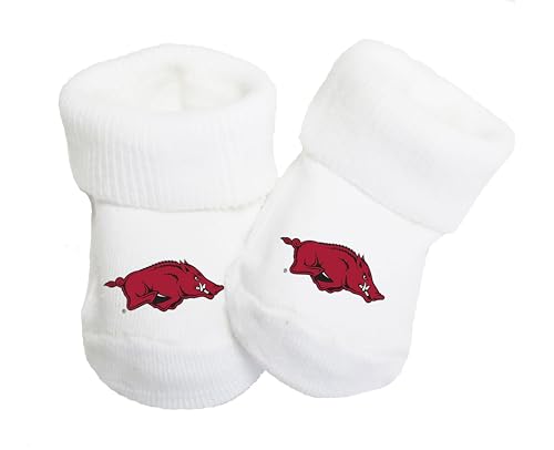 Image of Future Tailgater Collegiate Licensed Baby Toe Bootie Socks 0-9 Months