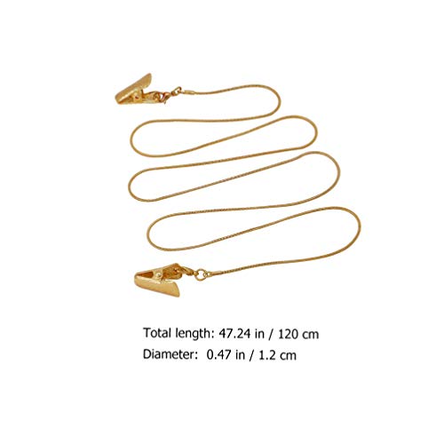 Correntes para óculos Exceart com alça de óculos dourada, cordão para pescoço, cordão para óculos pa