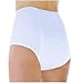 3-Pack Women's Maximum Absorbency Reusable Bladder Control Panties White 1XL (Fits Hip: 43-44
