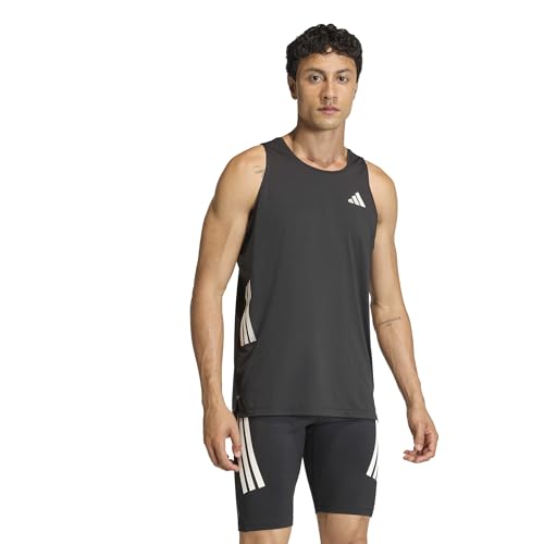adidas Herren Adi365 Running Climacool Iconic Tank Shirt, Black, L – Ansicht 4