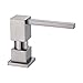 LAZADA Contemporary Design Kitchen Sink Countertop Soap Dispenser, Built in Hand Soap Dispenser Pump Brushed Nickel