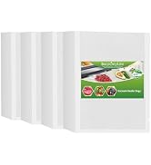 SurpOxyLoc 400 Pint Size 6"x10" Vacuum Sealer Bags with BPA Free and Heavy Duty,Great for Food St...