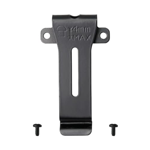 Fcnjsao Secure Two Way Radio Belt Clip Fit for Quick Installation Without Tool Active Lifestyles Communication Devices