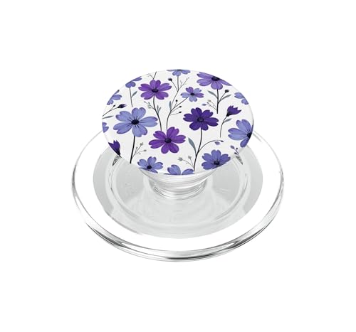 PopSockets PopGrip MagSafe Fleurs Violettes Lavande aimanté ultra puissant