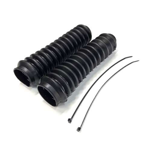 Rocky Road Universal Shock Absorber Dust Boots Covers - Set Of 2 Black