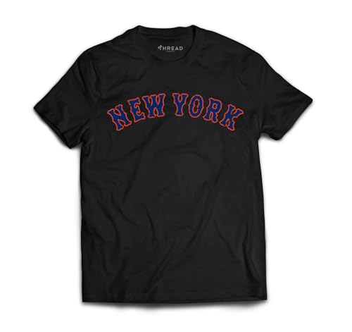 New York Distress Vintage Varsity Sport City Tee T-Shirt