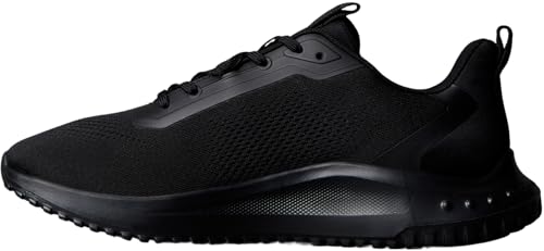 Calvin Klein Uomo Sneakers Running Eva Mix con Mesh, Nero (Triple Black), 44