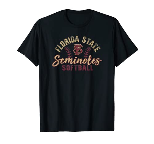 Florida State Seminoles Softball Vintage Officially Licensed T-Shirt #TOP15