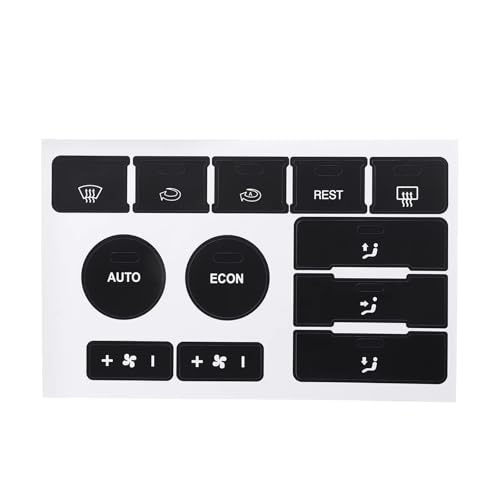 Autocollants bouton climatisation VW Touareg 2004-2009 kit réparation