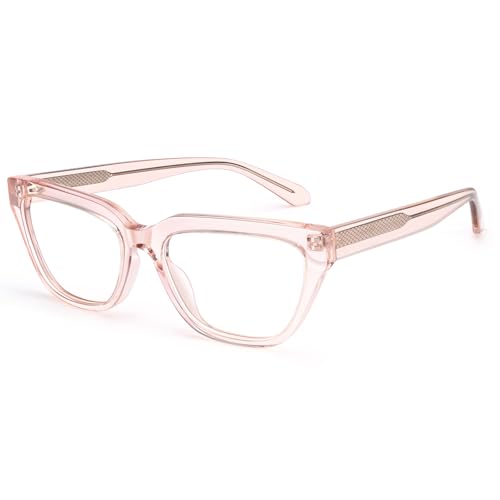 Image of Dollger Blue Light Blocking Glasses For Woman Men Rectangle Cat Eye Computer BlueLight Glasses Clear Lens Non-Prescription