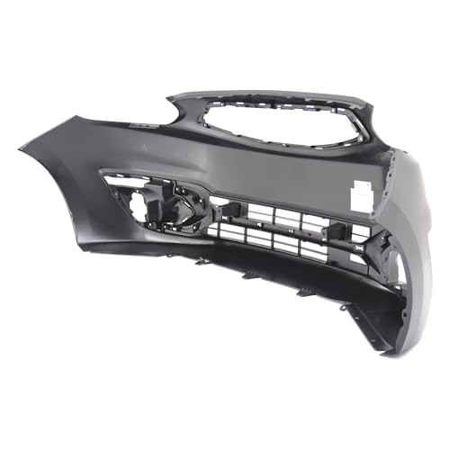 Image of FitParts Compatible with Mitsubishi Mirage 2017-2020 Front Bumper Cover | Primed, Hatchback, Ready to Paint, OEM 6400G519, MI1000345