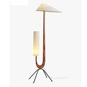 MGWYE Art Decorative Floor Lamp LED Solid Wood Vertical Table Lamp Living/Model Room Study Tea House Bar (Color : D, Size : AU Plug)