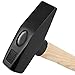 2 PCS 2 Lbs Blacksmith Hammer, 2 Pound Carbon Steel Cross Pein Hammer, Cross Peen Blacksmith Hammer with Wood Handle