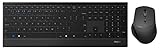 Rapoo Kabellose Multimode Tastatur und Maus 9500M - Schwarz (QWERTY US Layout)