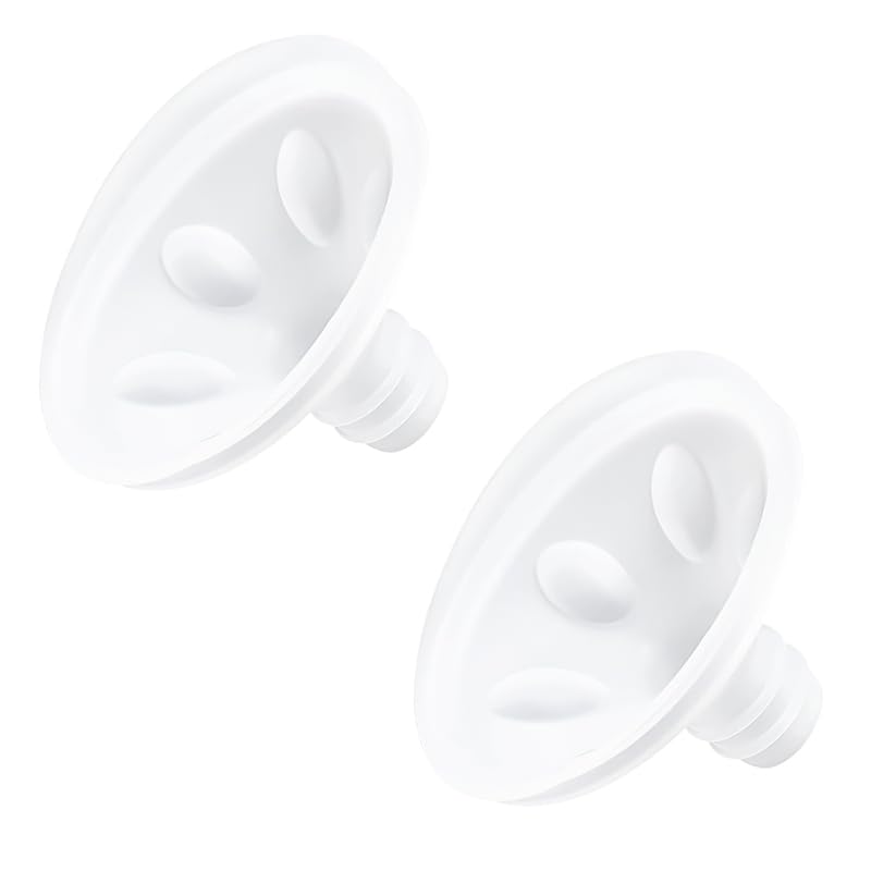 Momlacto 2Pcs Breastpump Flange Cushion for 24mm Shields Flanges Replace Flange Inserts Compatible with Spectra Pump Parts Reduce Nipple Tunnel (19mm)