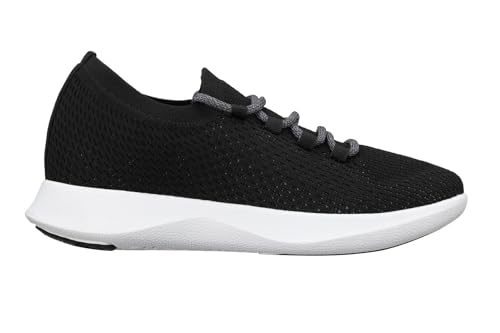 Image of CALTO Men's Invisible Height Increasing Elevator Shoes - Black /Grey Ultra Lightweight Sporty Sneakers - 2.4 Inches Taller - Q082 - Size 6 D(M) US
