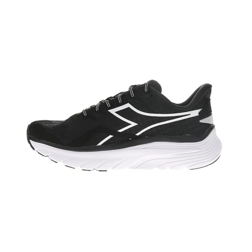 Diadora Womens Equipe Nucleo Running Sneakers Shoes - Black, White3