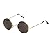 UB John Lennon Style Sunglass - Silver Smoke