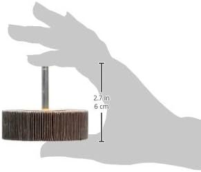 DEWALT Flap Wheel, 3-Inch x 1-Inch x 1/4-Inch HP, 120-Grit (DAFE1H1210)