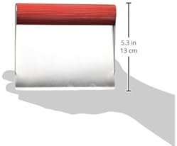 Rachael Ray Tools and Gadgets Stainless Steel Pastry Scraper / Bench Scrape / Kitchen Tool for Baking and Cooking / D...