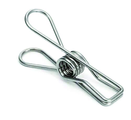 VARAL RETANGULAR DE INOX CASA/APARTAMENTO 20 CLIPS