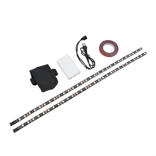 Entgoinggo Electric Scooters Bright LED Light Strips, Multi Color And Waterproof LED Light Strip For M365 Pro Max Night Cycling Safety Light Strip