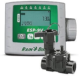 Rain Bird ESP9VIDVFKIT F48373 Programador de Riego a Batería de 1 Zona con Válvula Incluida