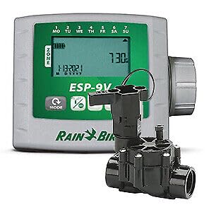 Elettrovalvola Irrigazione 9V Con Regolatore Portata - Compatibile Con Tutti I Programmatori A Batteria, Ideale Per Giardini