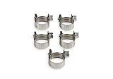 Earl's Performance 750006ERL Vapor Guard Hose Clamp Size: 3/8 in. Screw Type Package of 5 Vapor Guard Hose Clamp