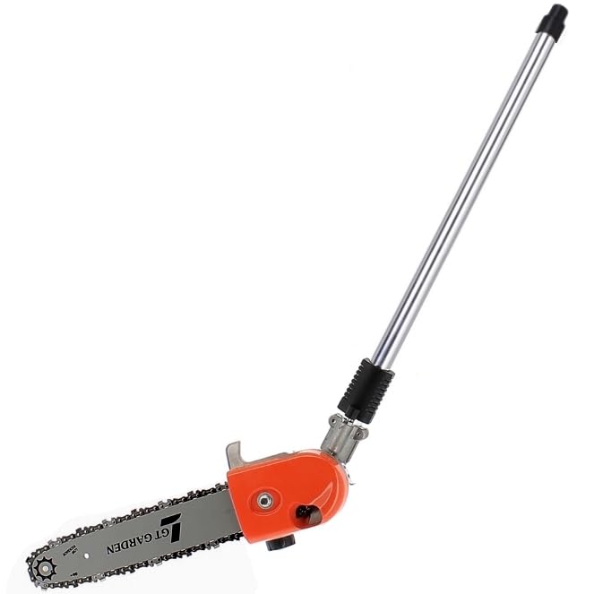 GT Garden Élément élagueuse pour Multifonction 4 en 1 et Outil sur Perche, tête orientable