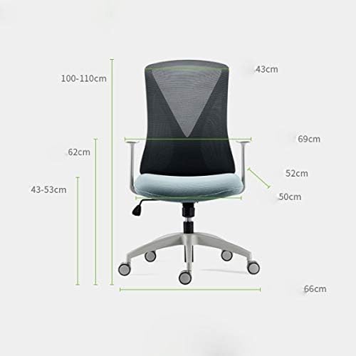 Miniatura 2 de Silla de oficina ergonómica Silla de escritorio Silla de computadora de malla, soporte de espalda, silla giratoria ajustable ejecutiva para oficina