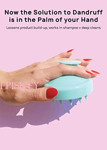 Image of QIQI Scalp Massager Brush for Hair & Shampoo | Relaxing Head Massager with Soft Silicone Bristles | Deep Cleansing & Anti-Dandruff Tool for Men & Women(PINK 35)