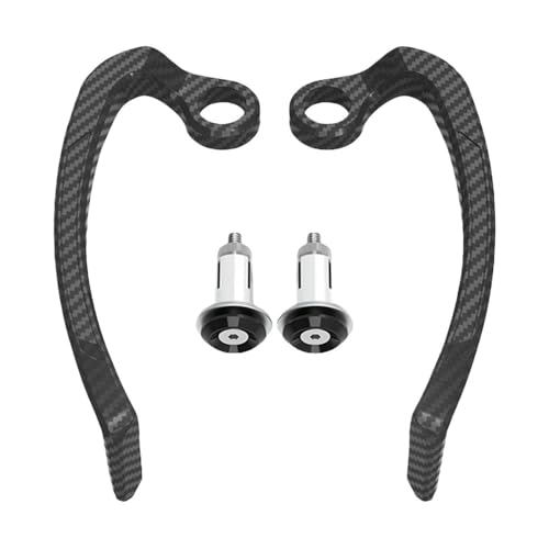 Alliage d'aluminium de qualité pour ce protecteur guidon moto noir