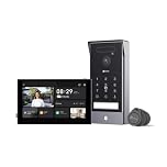 EZVIZ HP7 Pro 4K Videoportero, Desbloqueo por Reconocimiento de Palma, 8'' Monitor Táctil a Color, Audio Bidireccional, Visión Nocturna, Detección Movimiento Humano, Wi-Fi 2.4/5GHz