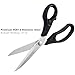 LIVINGO 10.5” Bent Fabric Scissors, Stainless Steel Heavy Duty Sharp Sewing Shears for Tailor Sewing Crafting Cutting Cloth, Leather, Paper
