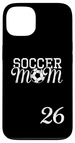 Soccer Mom �W���[�W �i���o�[26 ���C�ɓ���I�� #26 �`�[�� �X�}�z�P�[�X iPhone 13 �p