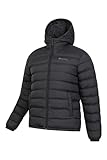 Mountain Warehouse Seasons Mens Fur-Lined Padded Jacket - Microfibre insulation & Faux Fur Puffer Coat with Side Pockets - Best for Autumn, Winter, Outdoors Black XL - Image 7