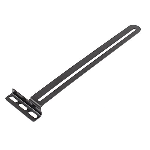 Ventilador PCI para tarjeta de vídeo y soporte de montaje en rack negro Sourcingmap