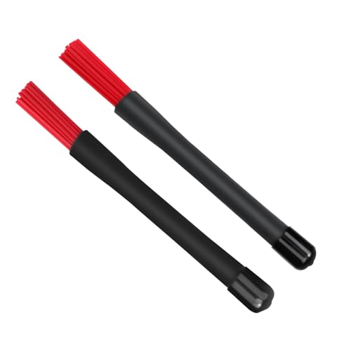 Baquetas con Punta de Nylon para Batería Rojo miniatura 1