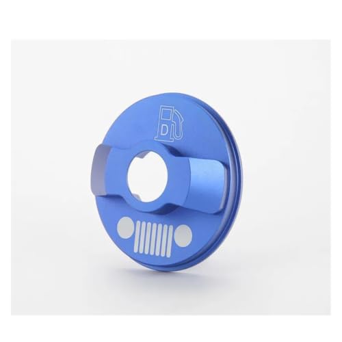 Bouchon réservoir essence bleu Jeep Wrangler JK Unlimited Sahara Rubicon accessoire intérieur
