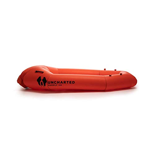 Uncharted Supply Co Rapid Raft Burnt Orange - Lightweight Inflatable Pack Raft for Survival and Backpacking